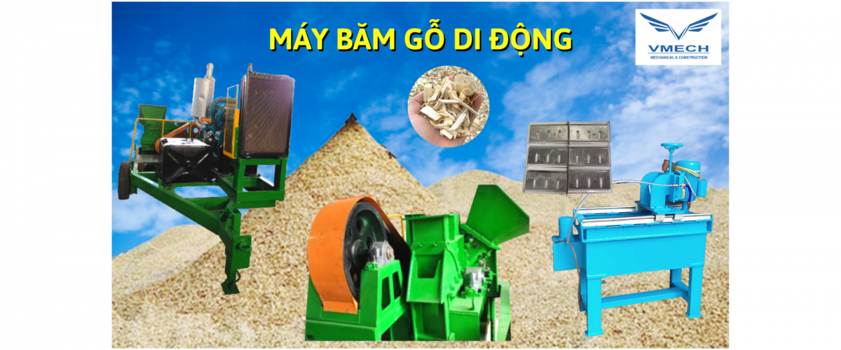 CUNG CẤP DÒNG MÁY BĂM GỖ DI ĐỘNG